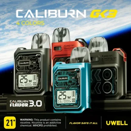 Uwell-Caliburn-GK3-咖哩棒-注油式主機